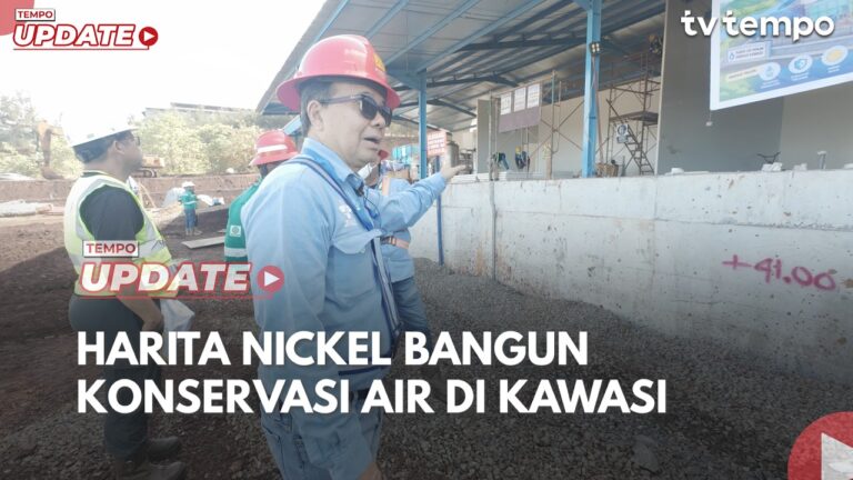 Harita Nickel Bangun Konservasi Air di Kawasi