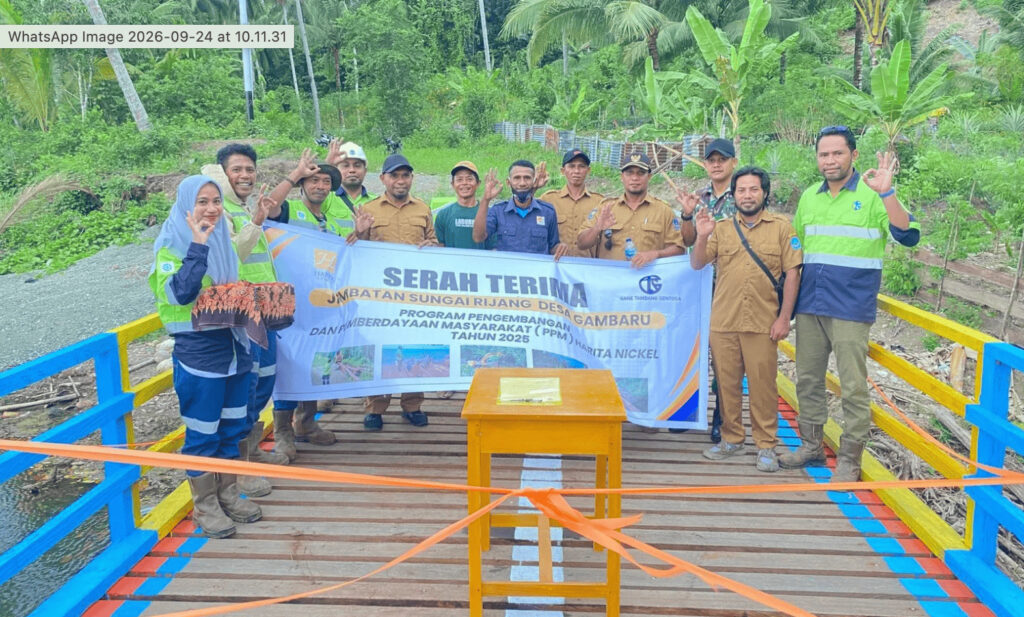 Empat Jembatan Dibangun di Pulau Obi, Harita Nickel Perkuat Konektivitas dan Akses Ekonomi Warga