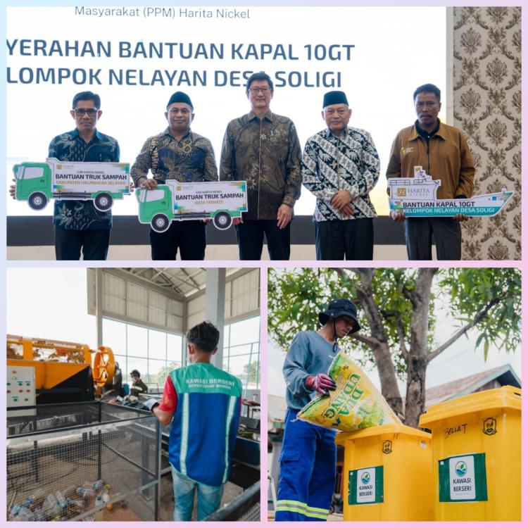 Harita Nickel dan Pemda Perkuat Pengelolaan Sampah di Ternate dan Halmahera Selatan
